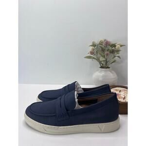 Vionic Thompson Slip-on Penny Loafers Casual Comfort Shoe Navy Men's 12 Wide